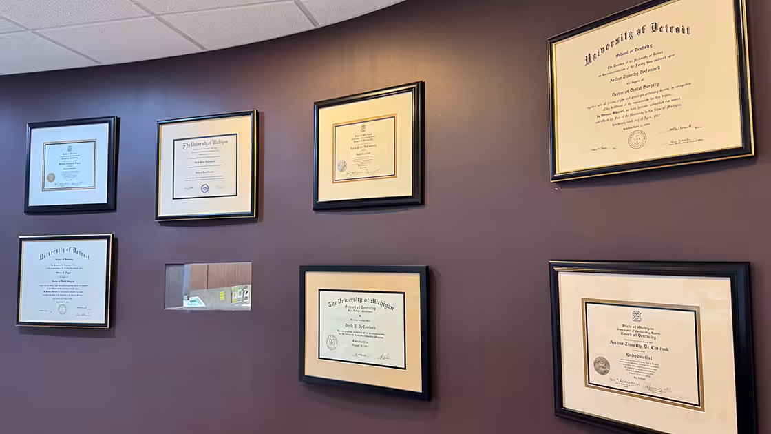 Michigan degree wall